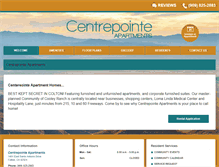 Tablet Screenshot of centrepointe.net